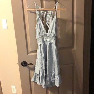 Light blue summer dress
